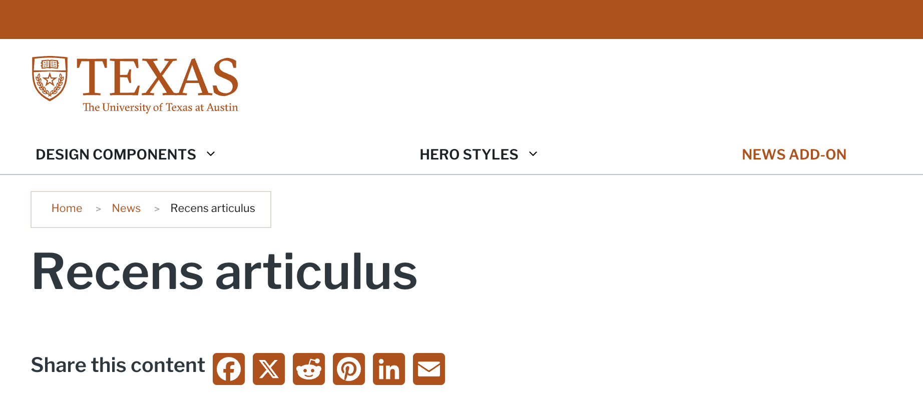 Stacked Profiles with image and headline.