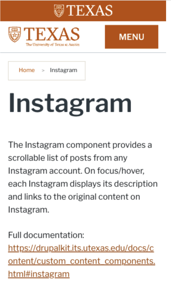 Stacked Profiles with image and headline.