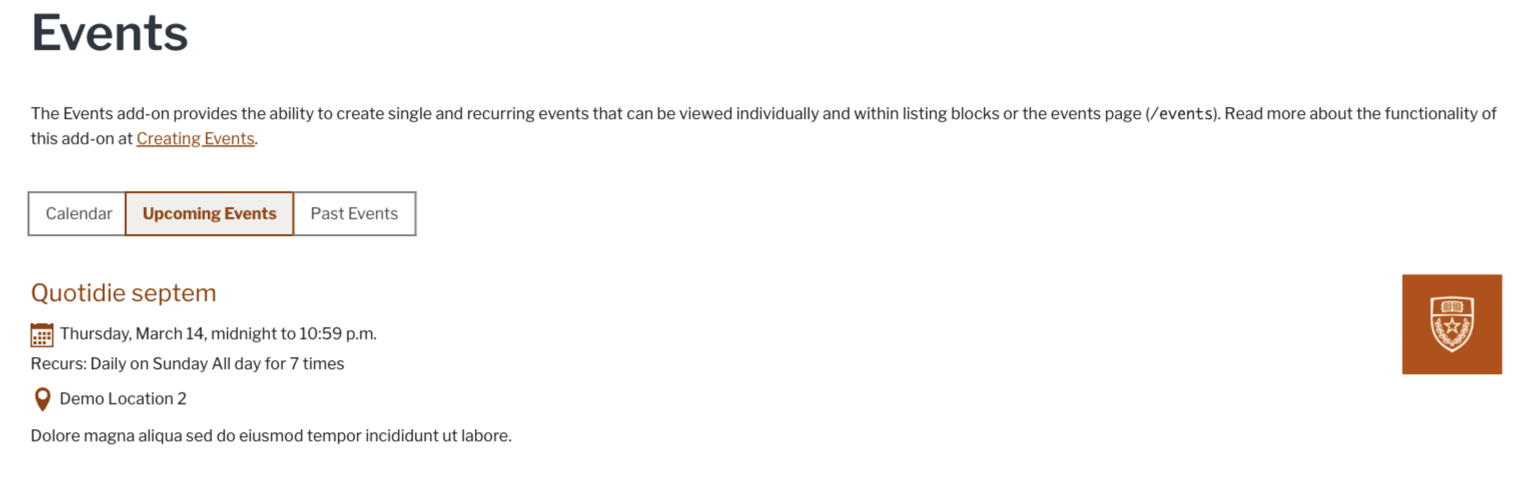 Stacked Profiles with prominent image, headline, and intro text.