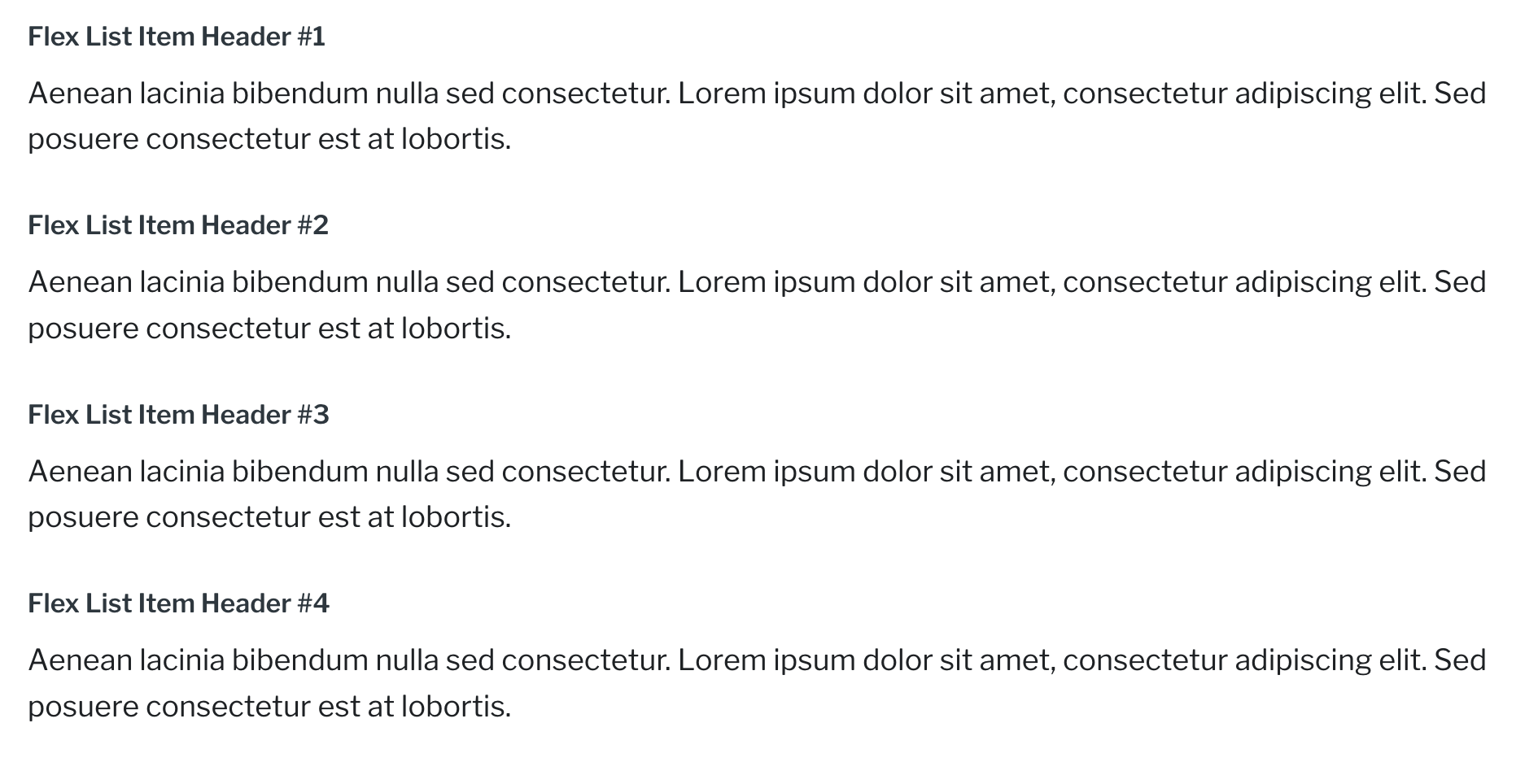 Stacked Profiles with prominent image, headline, and intro text.