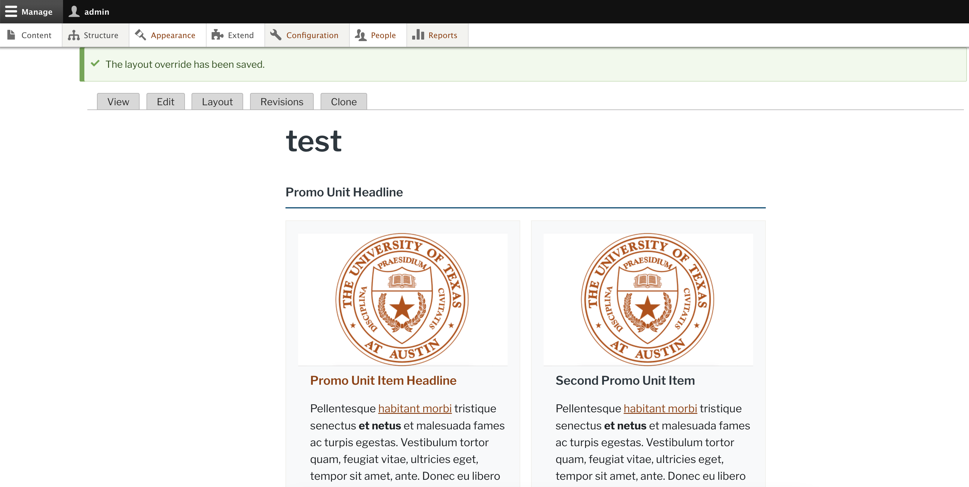 Screenshot of Promo Unit with 1.57:1 aspect ratio