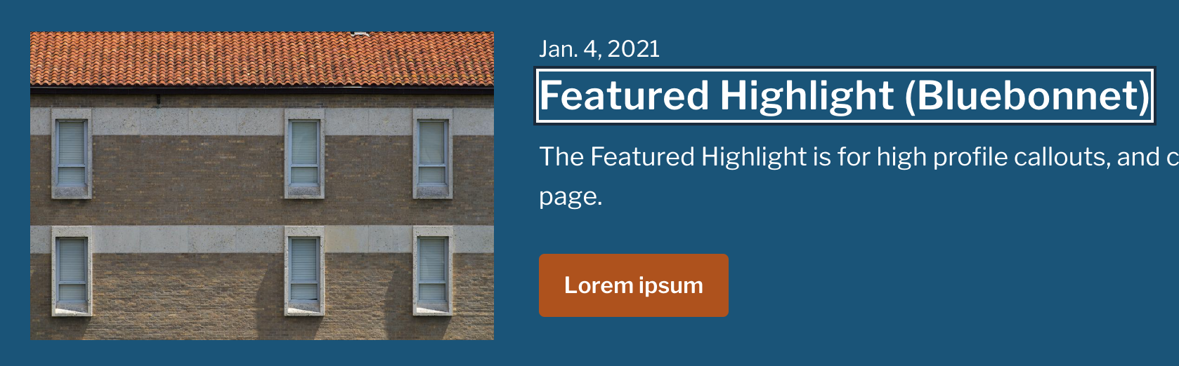 Screenshot of focus indicator with high contrast