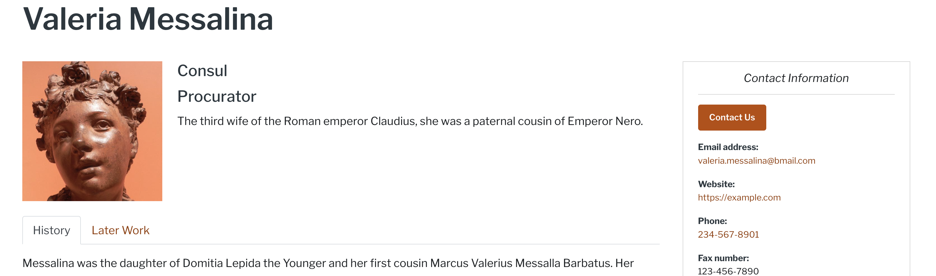 Screenshot showing consistent spacing